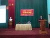 Đ/c Nguyễn Ngọc Minh - Bí thư Đảng ủy -Giám đốc BV phát biêu tại Hội nghị