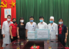 Huyện ủy - HĐND-UBND-Ủy ban MTTQ huyện Phú Bình ủng hộ quần áo chống dịch.